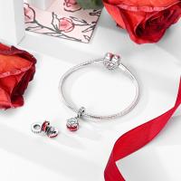 Encanto De Plata De 925 Para Pulsera Con Barco De Paseo Y Corazón Joyería Fina Para DIY Regalo Con Cuentas De Papel Y Rosas - details 120
