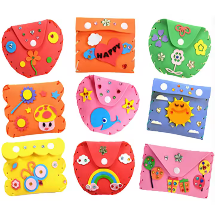 Materiales DIY Para Manualidades Creativas: 1/5pcs Felpa Para Monedero Hecha a Mano EVA Adhesivo Para Costura Y Artesanía Doméstica - 1