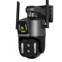 Cámara IP de 12 MP y 6 K para exteriores, WiFi, PTZ, tres lentes, pantalla dual, zoom óptico de 10X, seguimiento automático, cámara de seguridad CCTV impermeable - details 7