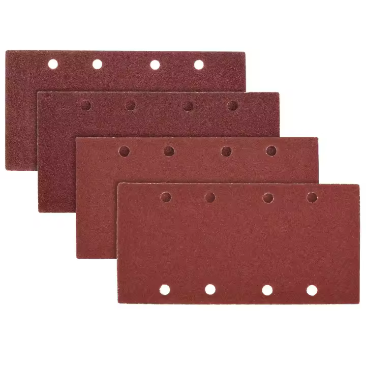 25 Hojas de Lija Abrasivas Para Lijadora Orbital Adhesivos Con Velcro, Grano P 40/60/80/100,93x187mm - 1