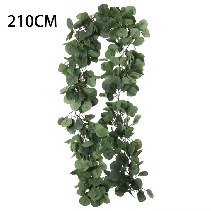 Poenia Arte Floral - Planta Artificial Tira Colgante de Hojas Realistas 210cm - REF 631152 - Decoración Realista - Deoración Duradera - 1
