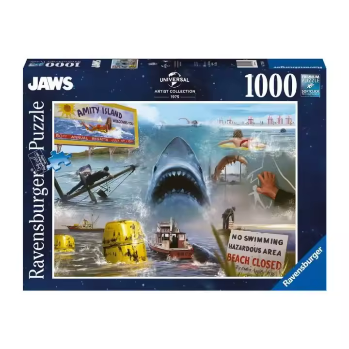 TIBURÓN PUZZLE 1000 PIEZAS DE RAVENSBURGER - 1