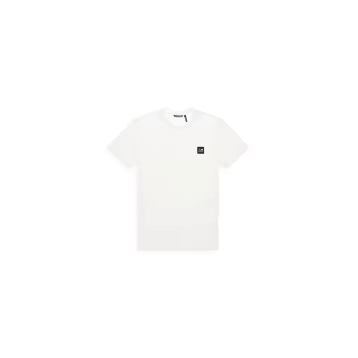 CAMISETA DE AJUSTE REGULAR  CON PARCHE TEJIDO CON LOGOTIPO - 1