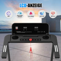Cinta De Correr Allinlife, Control De Distancia, Multimodo, Pantalla Led, 1-12 Programas, Motor Potente Y Silencioso De 2,5 Hp, Rango De Velocidad De 1 A 12 Km/H, Apta Para Uso Doméstico O De Oficina, Envío En 48 Horas - details 4