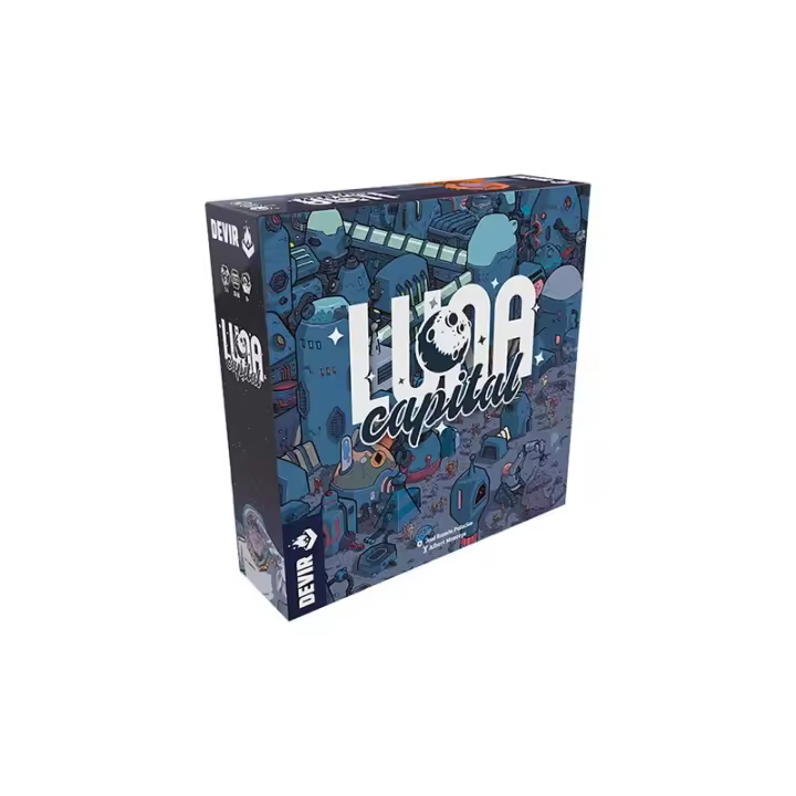 Luna Capital, juego sobre la luna, juego de estrategia  Estrategia Español  juego de mesa - 1