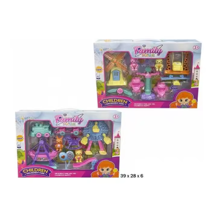 Mattel PACK FAMILY PARK CON ACCESORIOS SURTIDOS DE RAMA TRITTON - Minifiguras - 1