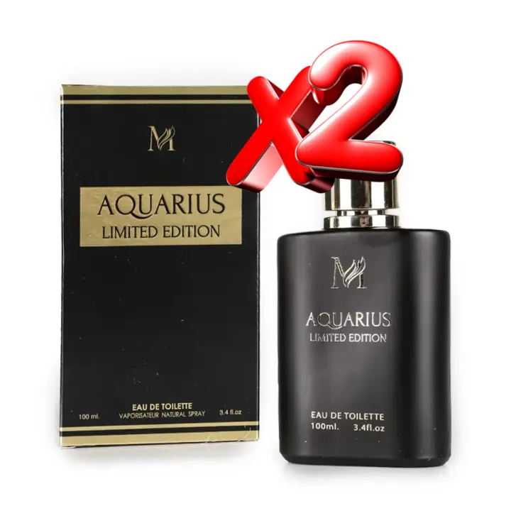 2 UNIDADES Aquarius Limited Edition Eau de Toilette para hombre 100ml Montage Brands Fragancia inspirada en otros perfumes Pour Homme Colonia - 1