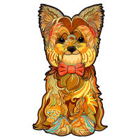 Rompecabezas De Madera Para Perros Forma De Mariposa Juego Inteligente DIY Decoración De Hogar Para Adultos Y Niños - details 4