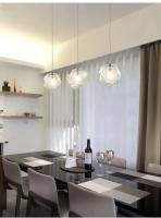 Lámpara Colgante Nórdica Sencilla Creativa Con Piedra Y Vidrio En Forma De Hielo Para Escalera Comedor Dormitorio Bar Moderno - details 1