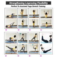 Banda De Resistencia Para Yoga Y Pilates Cinturón De Estiramiento Auxiliar Para Adultos Banda Elástica De Entrenamiento Latin Para Principiantes Y Fitness - details 6