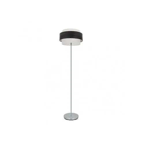 FABRILAMP Lámpara de Pie Myriam Cromo/Madera Negra - 1