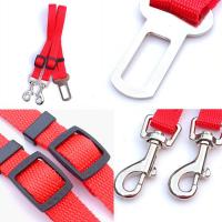 Cinturón De Seguridad Ajustable Para Mascotas Gato Y Perro Con Doble Cabeza Arnes De Coche Clip De Ancoración Para Viajes En Vehículo - details 4