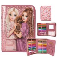 Estuche grande para lápices TOPModel FLORAL -  Con mucho brillo - details 1
