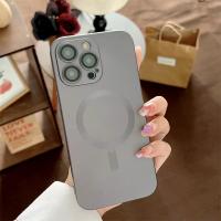 Funda De Teléfono De Lujo Magsafe Con Carga Inalámbrica Para iPhone 15 14 13 12 11 pro Max 15 plus Magnética Mate Protección De Lente Bumper - details 10