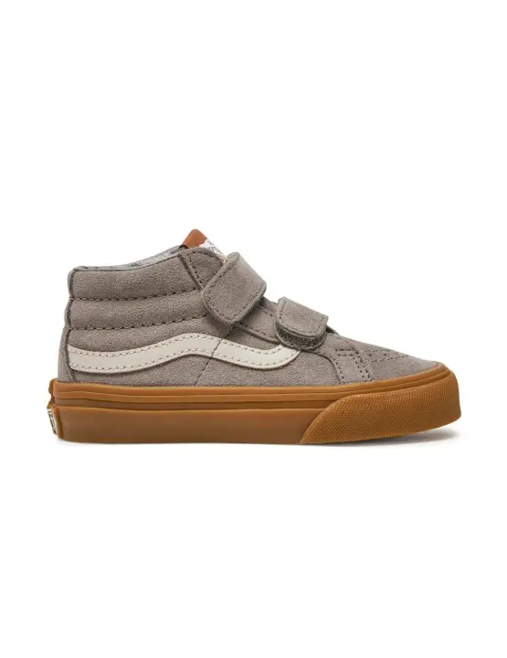 Zapatilla Para Niños  Vans SK8-Mid Reissue V Gris - 1