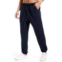 Pantalones casuales de primavera y otoño para hombre, con diseño de gofres, a cuadros, deportivos, de moda para exteriores. - details 16
