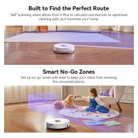 Aspiradora y trapeador robot Narwal Freo X Plus con vaciado de polvo incorporado, potente succión de 7800Pa, cepillo flotante sin enredos, control por Alexa/Google Assistant/APP, ideal para pelo de mascotas y suelos duros de madera - details 12