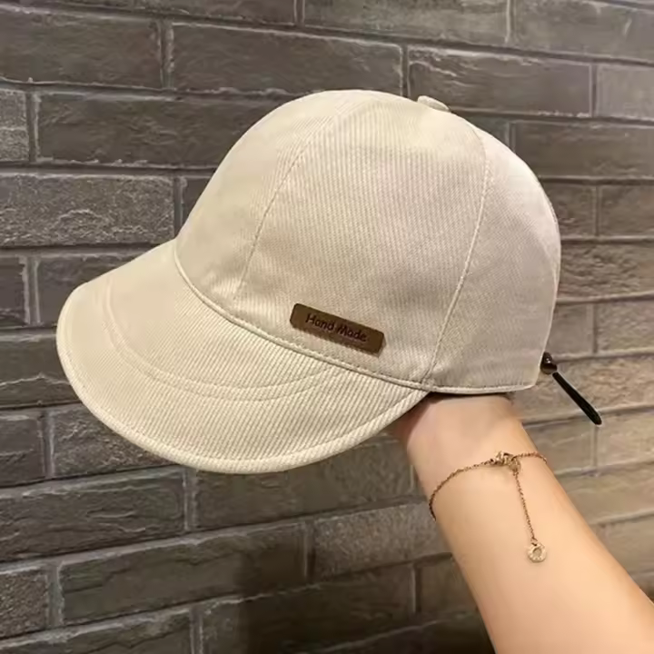 Gorro De Pescador De Verano Para Mujer Con Protección UV Ajustable De Algodón Amplio Sombrilla Plegable Para Playa Y Exterior - 1
