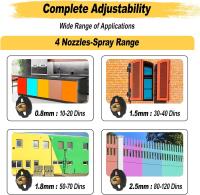 1400ML Electric Spray Gun Paint Steel Coating Airbrush 4 Nozzle Suitable For Furniture Cabinet Fence Wall Door DIY Work - details 8