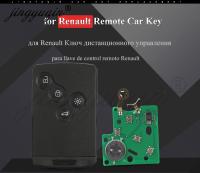Llave Remota Para Coche Renault Koleos 2008-2016 Jingyuqin ID46 PCF7941 433Mhz ASK Control Sin Manos Tarjeta De Billetera 4 Botones ABS + Metal + Placa De Circuito - details 0
