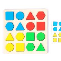Juguete Educativo Para Niños Y Padres Interacción Temprana Enigma De Colores Y Formas Bloques Geométricos Juego De Puzle Educativo - details 2
