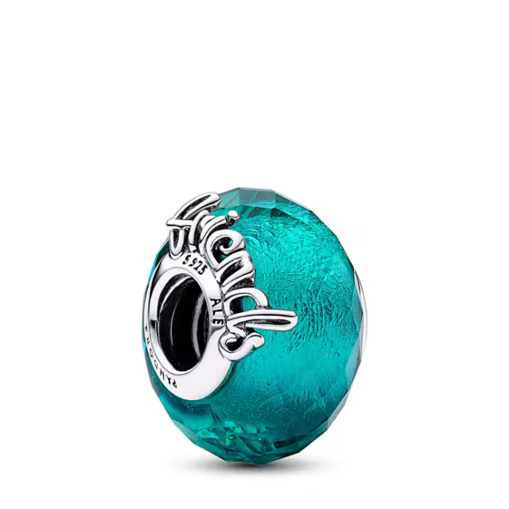 Pandora Charm en plata de ley Cristal de Murano Facetado Amistad 792762C01 , para Mujer - 1