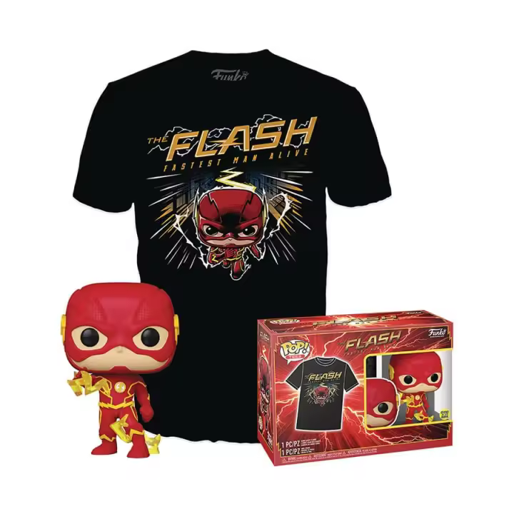 Funko POP! + Camiseta DC Comics - The Flash  Funko MERCHAN-STORE - 1