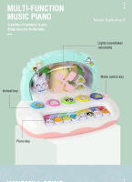 Piano Electrónico Snowfiake Para Niños Juguete Musical Con Sonidos Y Luces Instrumento Educativo Para Juego Infantil Regalo De Navidad - details 2