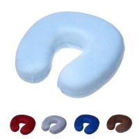 Cojín De Viaje Inflable Universal U Shaped Suave Soporte Para Cuello Y Cabeza Almohada Aire Conveniente De Poliéster / Algodón - details 0