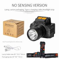 Linterna Frontal LED Con Sensor De Luz Potente Para Ciclismo Pesca Camping Impermeable Recargable Por USB Torcha Exterior - details 18