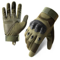 Guantes Motociclista Completo Dedos Antideslizante Militar Guantes Deportivos Al Aire Libre Protector Unisex Talla M L XL Colores Negro Verde Marrón - details 9