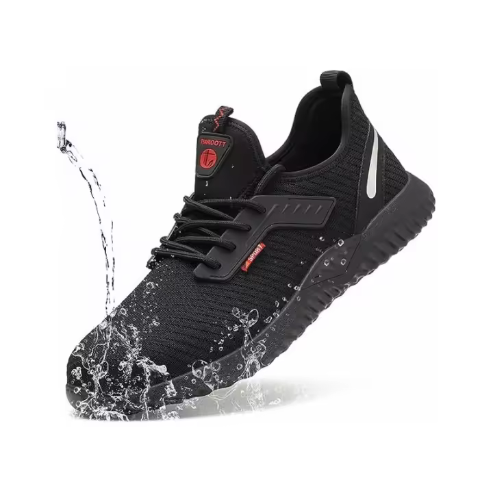 SSITO Zapatos de Seguridad, Zapatos de Seguridad Hombres Mujeres Zapatos de Trabajo Protección with Punta de Acero Zapatillas de Segurad Transpirables Ultraligeros and Indestructibles Unisex 42 Zapatos de Segurad - 1