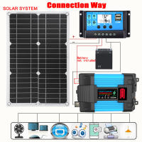 Inversor Solar de 6000W, sistema de Panel Solar de cc 12V a CA 110V-220V, convertidor de onda sinusoidal mejorada, carga inteligente de batería - details 1