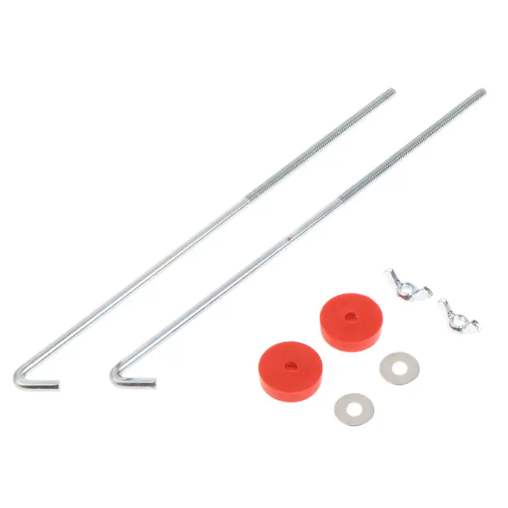 Universal 2Pc/set Soporte De Batería De Hierro 25CM Montaje De Cinta Adhesiva Para Automóviles Accesorios De Repuesto - 1