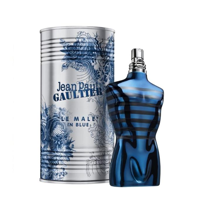 Jean Paul Gaultier - Le Male in Blue Eau de Parfum 125 Ml. | Perfume para hombre. Elegancia Marina, Menta Fresca… — oferta en Miravia