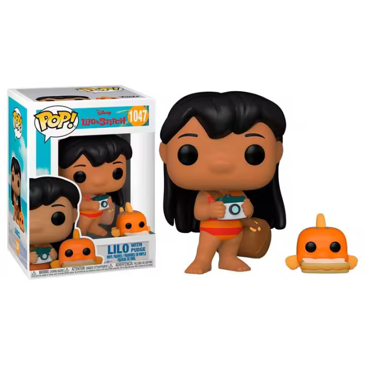 Funko Pop! Lilo & Stitch - Lilo con Gordito, 55621, Nº1047 - 1