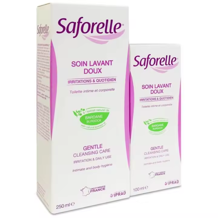 Pack Saforelle Jabón Cuidado Íntimo, 250 Ml + 100 Ml - 1