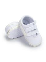 Zapatillas De Lona Para Bebé Niño Y Niña Antideslizantes Suaves Primera Caminata Clásicas Estilo Casuales Con Rayas Para Todas Las Estaciones - details 5