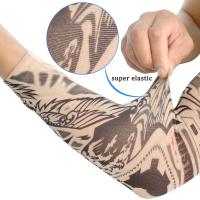 1PC Protección UV Para Brazos Flor Arm Tattoo Sin Costuras Mangas De Protección Solar Para Hombres Y Mujeres Mangas Térmicas Para Exterior - details 10