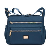 Bolso Cruzado De Mujer En Tela Oxford Simple Bolso De Hombro Multicapa Impermeable Monedero Lady Bolsa De Mano Estilo Fashion - details 14