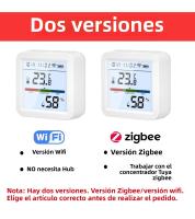 Sensor De Temperatura Y Humedad Zigbee/WiFi Tuya Compatible Con Alexa Y Google Assistant Para Hogar Conectado ONENUO TH08/TH08Z - details 5