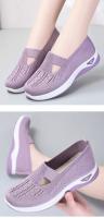 Zapatos De Mujer Verano Nuevo Confort Casual Moda Suela Suave Transpirable Zapato Plano Hueco Para Mujer Zapatos De Vulcanización Adulto Material Superior Algodón - details 4