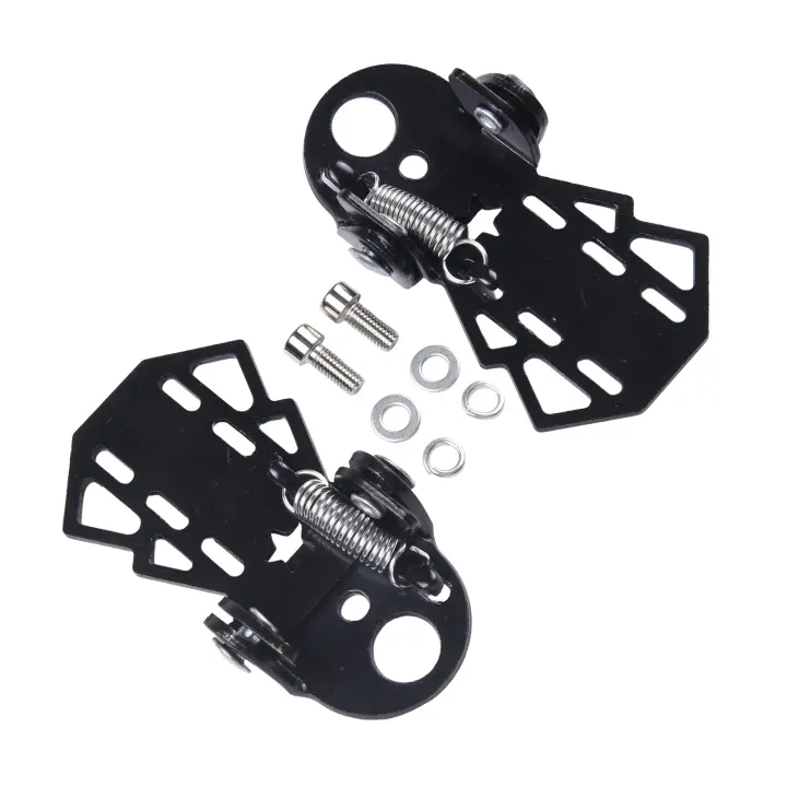 Pareja De Pedales Traseros Para Bicicleta De Montaña Con Asa Plegable Y Soporte De Pie Grueso Accesorios De Ciclismo - 1