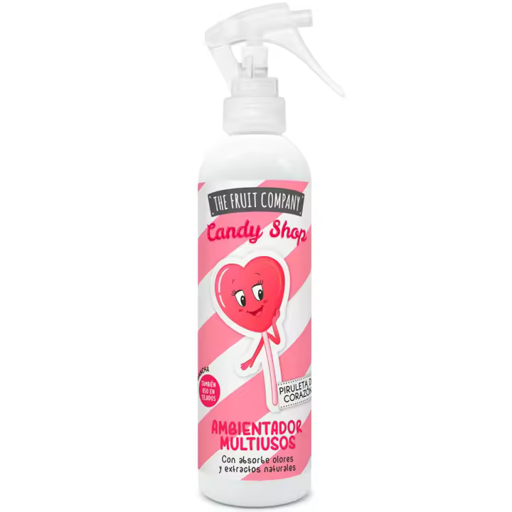 The Fruit Company Spray Ambientador PIRULETA Aroma Multiusos 200ml Absorbe Olores Extractos Naturales Candy Edition - 1