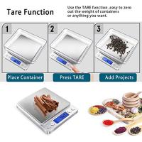 Báscula Digital De Cocina 3000g/0.1g Pequeña Para Joyas Alimentos Con LCD Tare Unidad De Medición En Gramos Y Oz - details 4
