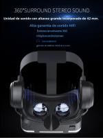 VR Shinecon 6.0 Cabeza De Auriculares Versión 3D Realidad Virtual Estéreo Con Control Remoto Para IOS Android Visión Inmersiva - details 3