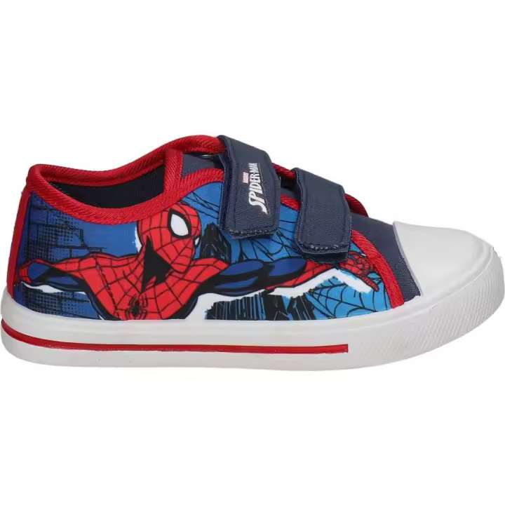 LEOMIL | Zapatilla Deportiva SPIDERMAN - Lonas Infantiles Diseño de Superhéroe Spiderman con Licencia Oficial – Color Rojo - Deportiva Niños Cómoda y de Alta Calidad – Sneaker con Velcro - Modelo SP012483 - 1