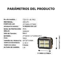 Lámpara De Inspección COB Warsun Con Luz LED Brillante Para Coche Garage Senderismo Carga Camping Con Imán De Cola Luz De Reparación Portátil - details 8