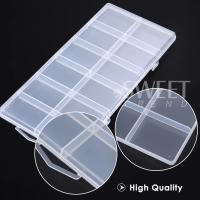 Caja De Almacenamiento Para Uñas Postizas De Acrílico Transparente Caja Vacía De Alta Calidad Organizador De Manicura Para Uñas Postizas De Presión Artificial - details 5