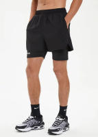 Shorts De Entrenamiento Para Hombre 2 En 1 Con Bolsillos Sudadera Secado Rápido Transpirable Para Correr Maratón Y Fitness - details 13